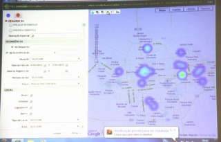 Software desenvolvido junto ao banco de dados do Sistema Integrado de Gerenciamento de Gestão Operacional (Sigo).