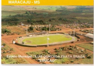 Postal do Estádio com imagem logo após a sua inauguração (Reprodução)