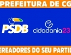 Conheça os candidatos a vereador da Federação PSDB/Cidadania nas eleições 