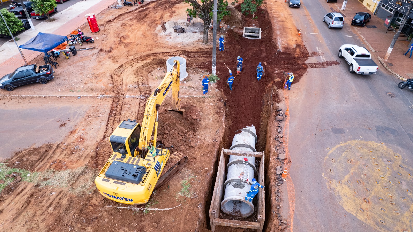 Obras de Revitalização da Linha Internacional estão em ritmo acelerado