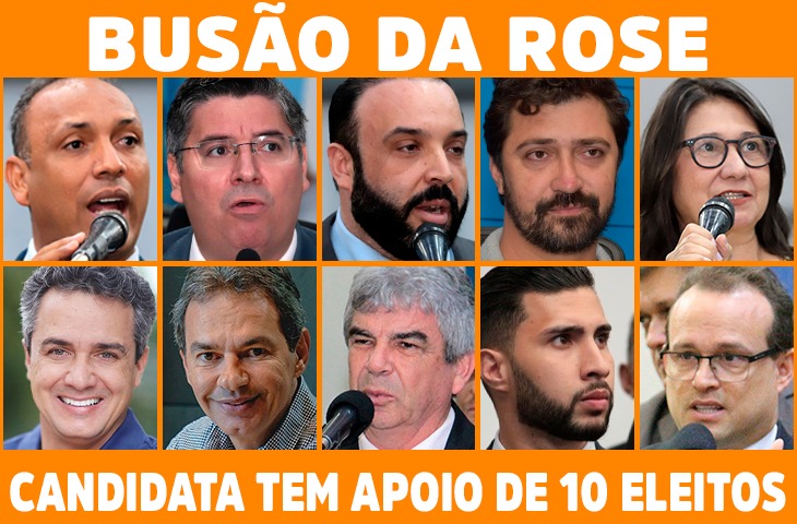 Busão da Rose: dez vereadores eleitos apoiam candidata no segundo turno